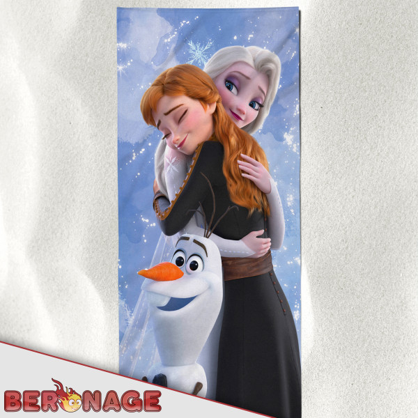 Frozen die Eiskönigin Badetuch Anna, Elsa und Olaf 60x120 cm