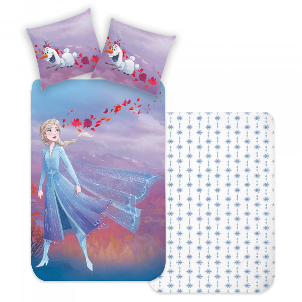 Frozen Die Eiskönigin Elsa & Olaf Bettwäsche Linon / Renforcé