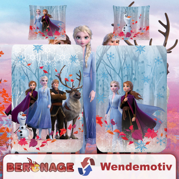 Frozen Die Eiskönigin Team Bettwäsche Linon / Renforcé