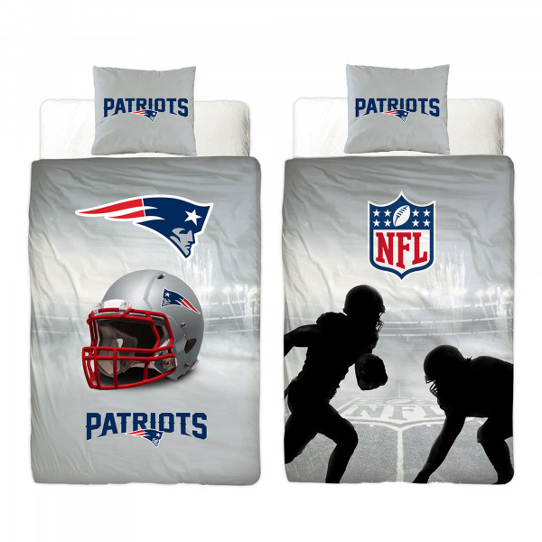 NFL American Football Bettwäsche New England Patriots Linon / Renforcé