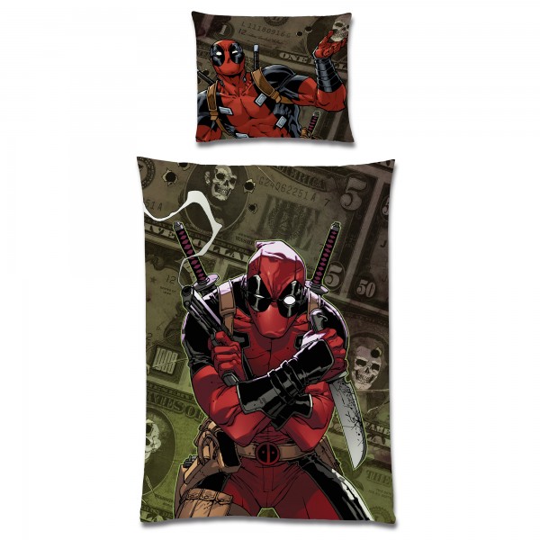Marvel Deadpool Bettwäsche Linon / Renforcé