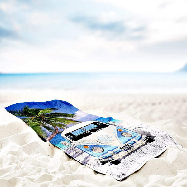 VW Volkswagen Bulli T1 048 Badetuch 75x150 cm