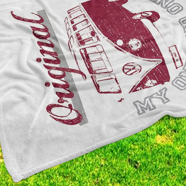 VW Volkswagen Decke Bulli T1 My One and Only 130x170 cm Kuscheldecke