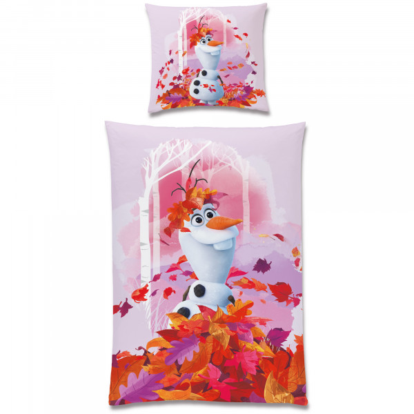 Frozen Die Eiskönigin Olaf Summer Bettwäsche Linon / Renforcé