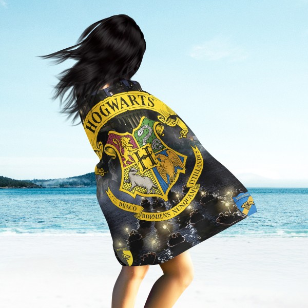 Harry Potter Hogwarts Badetuch 75x150