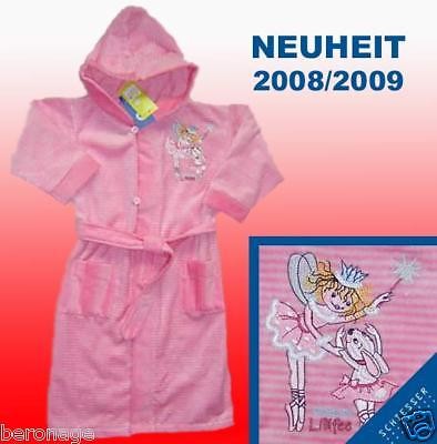 PRINZESSIN LILLIFEE BADEMANTEL SCHIESSER NEU/OVP Gr 104