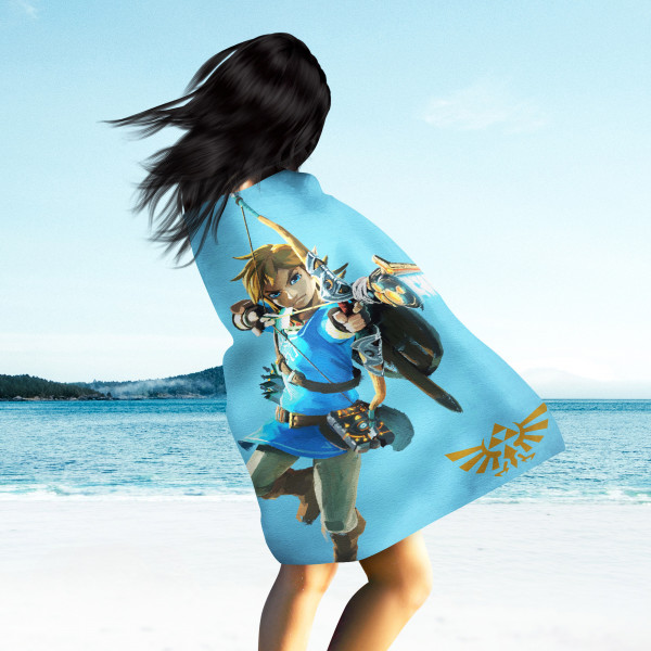 The Legend of Zelda Decke Arrow 160x200 cm Kuscheldecke Wohndecke Fleecedecke