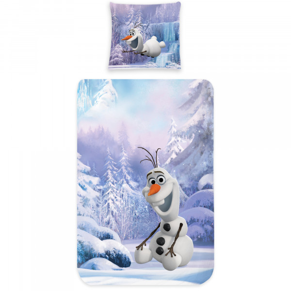 Frozen Die Eiskönigin Olaf Der Schneemann Bettwäsche Linon / Renforcé