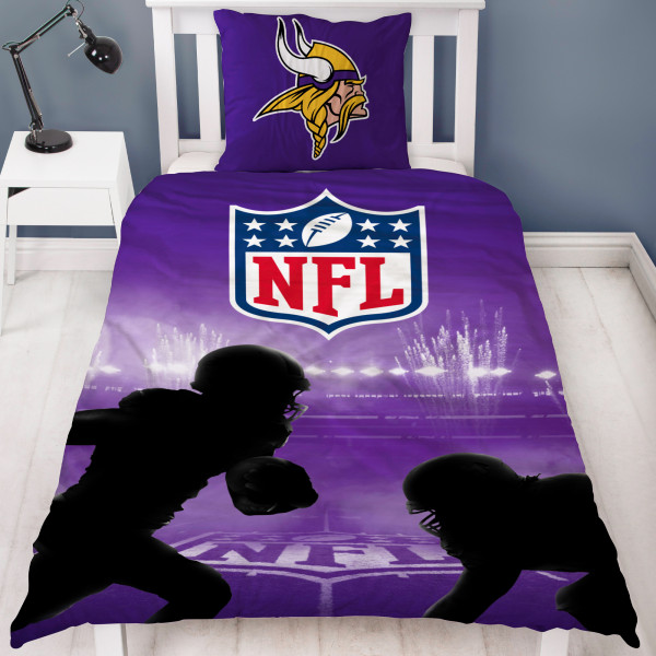 NFL American Football Bettwäsche Minnesota Vikings Linon / Renforcé