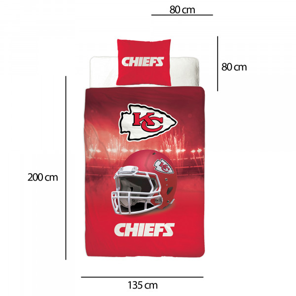 NFL American Football Bettwäsche Kansas City Chiefs Linon / Renforcé