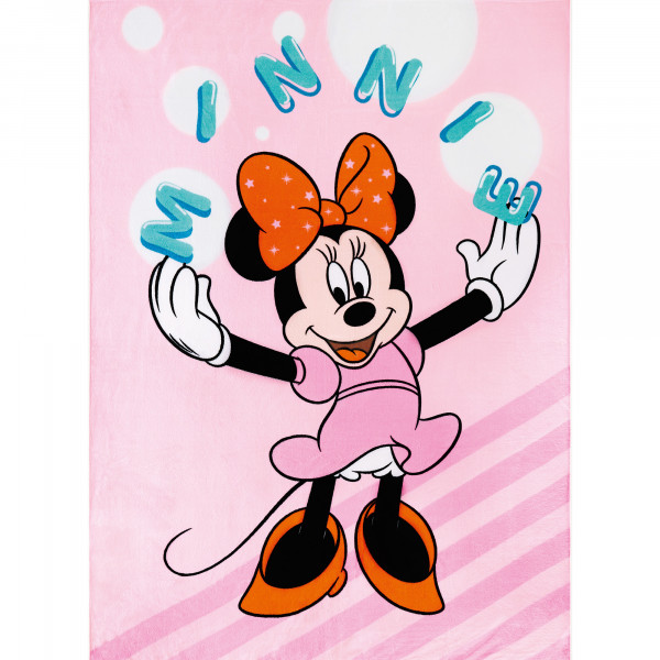 Minnie Mouse Decke Pink 130x170