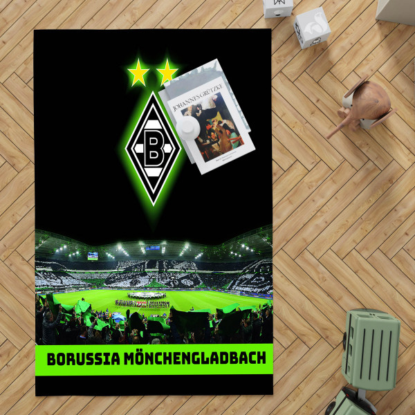 Borussia Mönchengladbach Teppich Borussia-Park 100x120 cm
