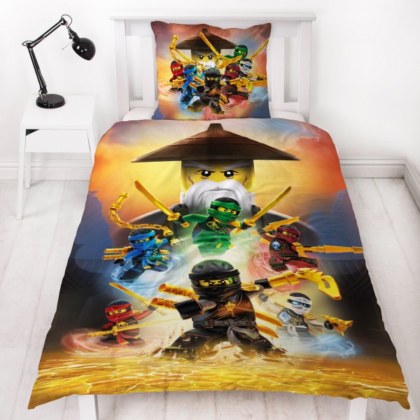 Lego Ninjago Crew Bettwäsche Linon / Renforcé Kinder Helden Bettbezug