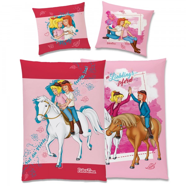 Bibi und Tina Lieblingspferd Bettwäsche Biber / Flanell