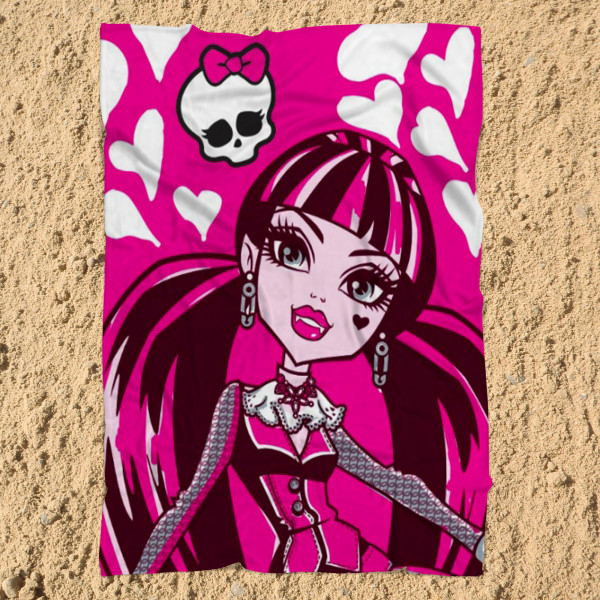 Monster High Kinder-Decke Beauty Draculaura 110x140 cm