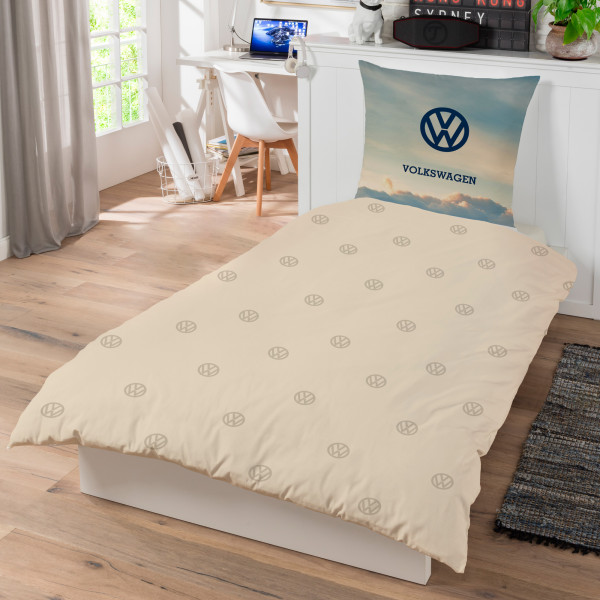 VW Volkswagen Bulli Adventure Bettwäsche Biber / Flanell 140