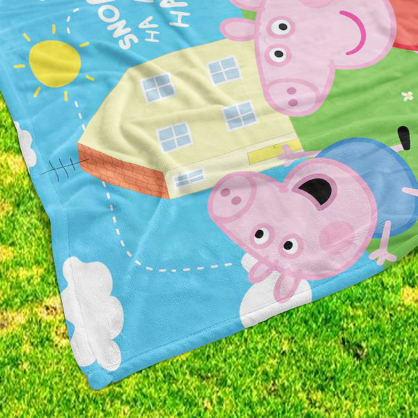 Peppa Wutz Pig Decke I'm Peppa 150x200 cm
