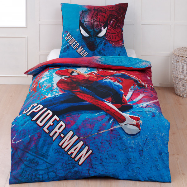 Spider Man New York Bettwäsche Linon / Renforcé